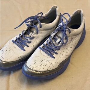 Ecco White and Purple Men's Sneakers size 41  US MEN’S SIZE 8